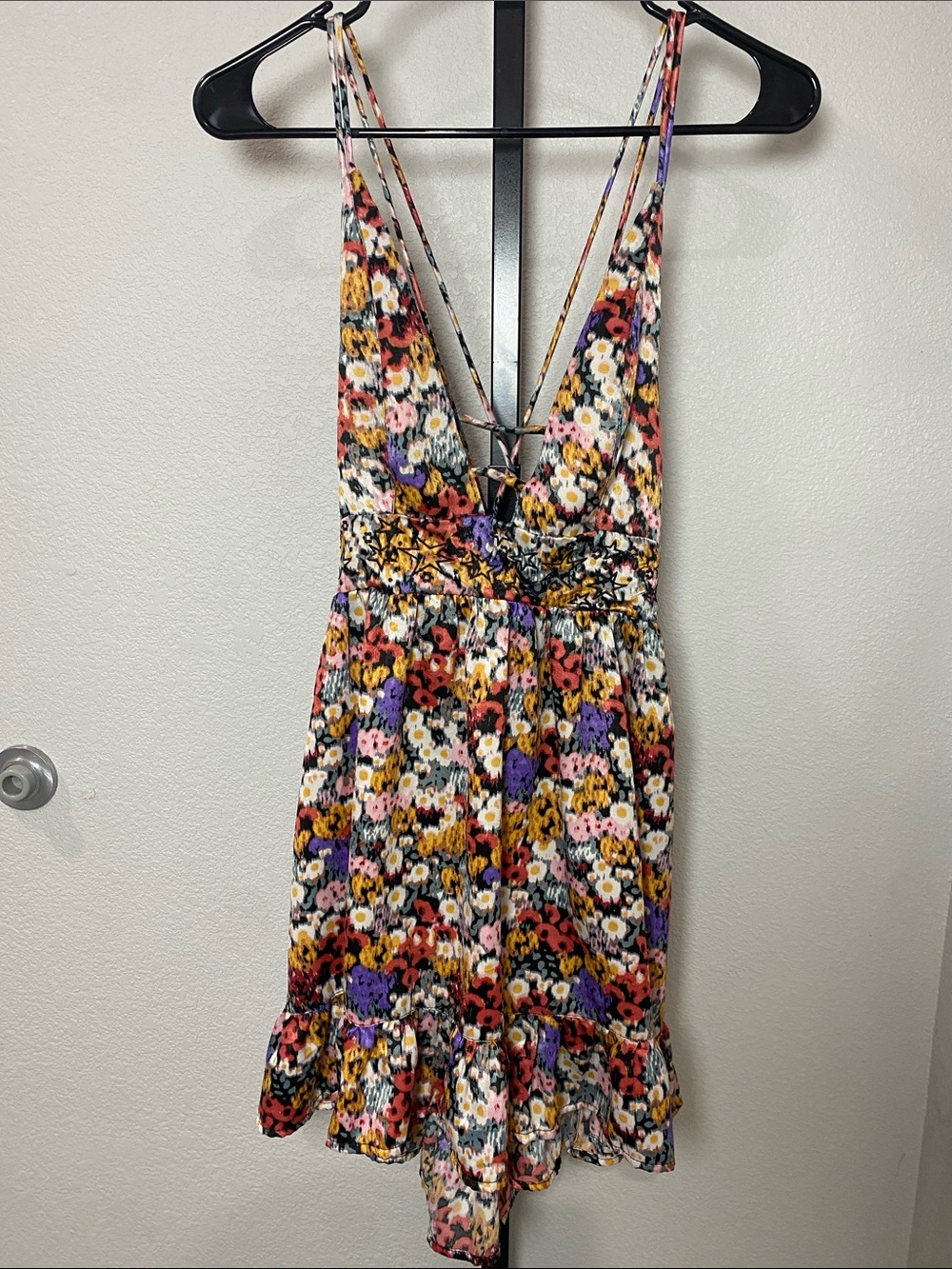 Urban Outfitters Floral spaghetti straps mini dress